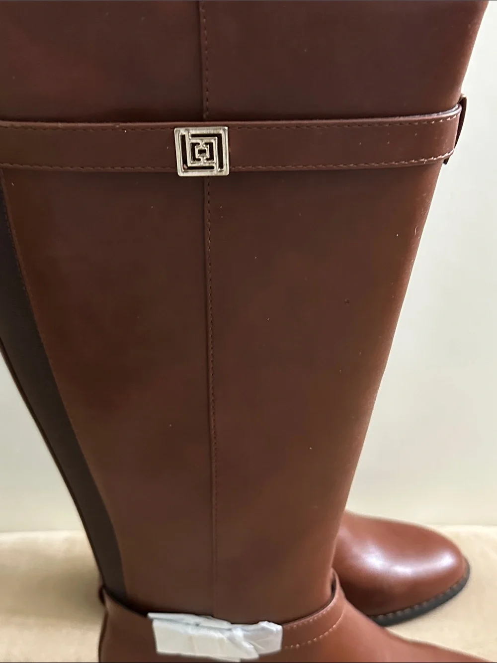 Gloria Vanderbilt Tall Boots in Chestnut Brown